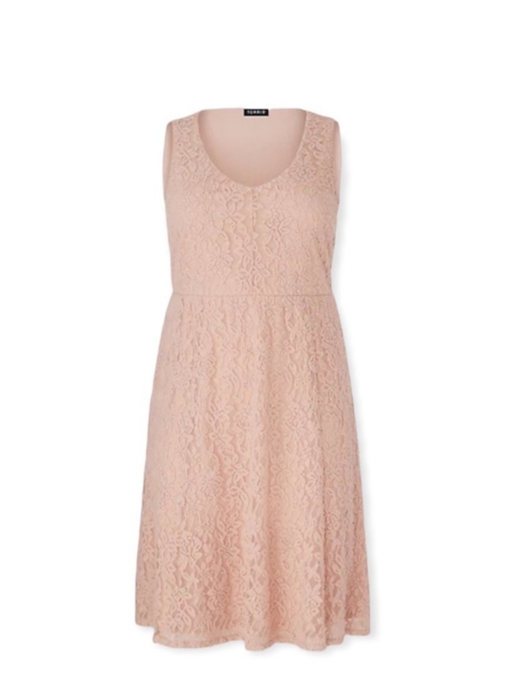 Torrid Blush Lace Dress Sz 00 NWT